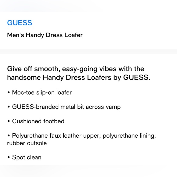 GUESS Men's Handy Black Loafers- Size 12 - Picture 12 of 12